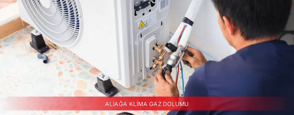 Aliağa İlçemi Kumtel Klima Gaz Dolumu